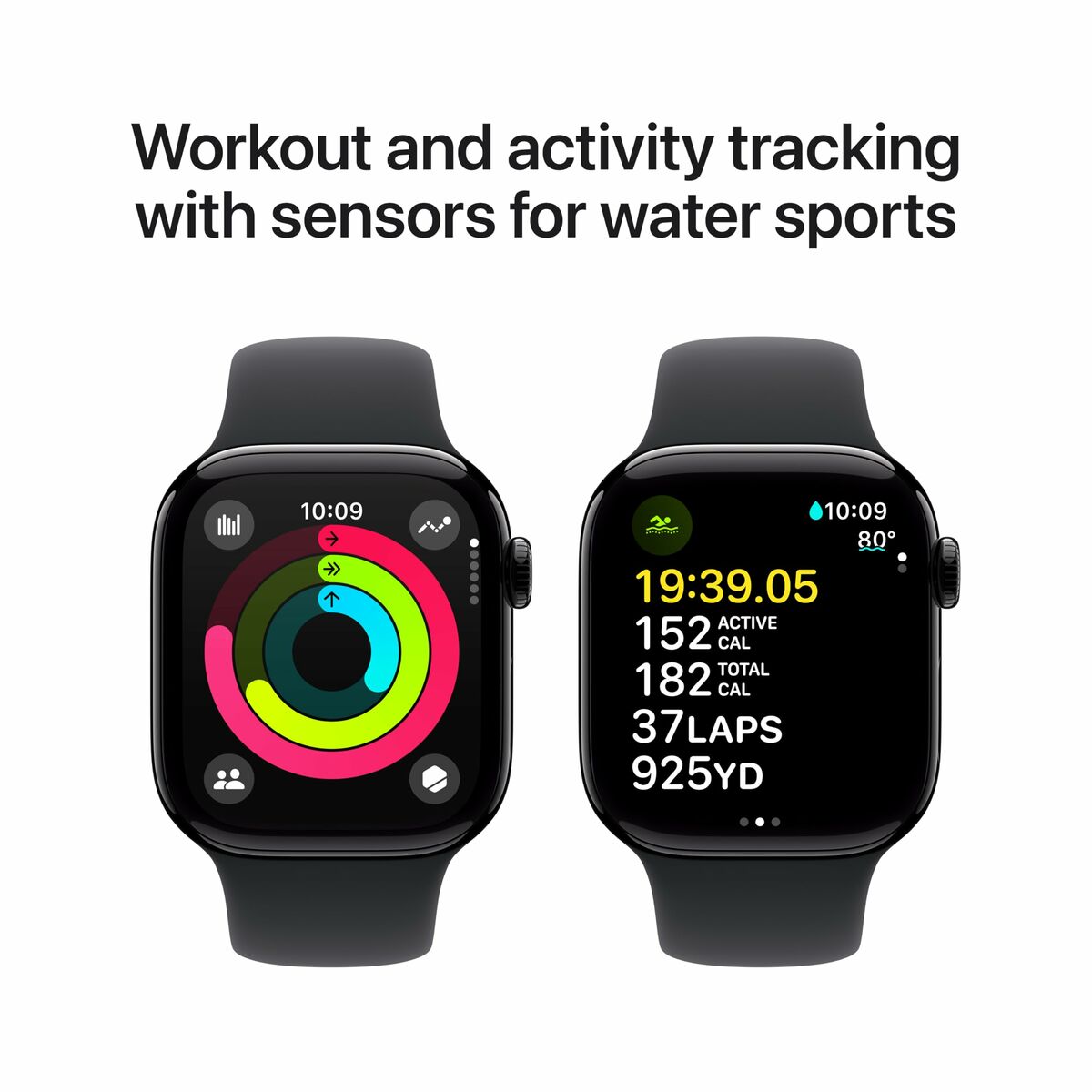 Apple Watch Series 10 – Smartwatch, 1,77", Schwarz
