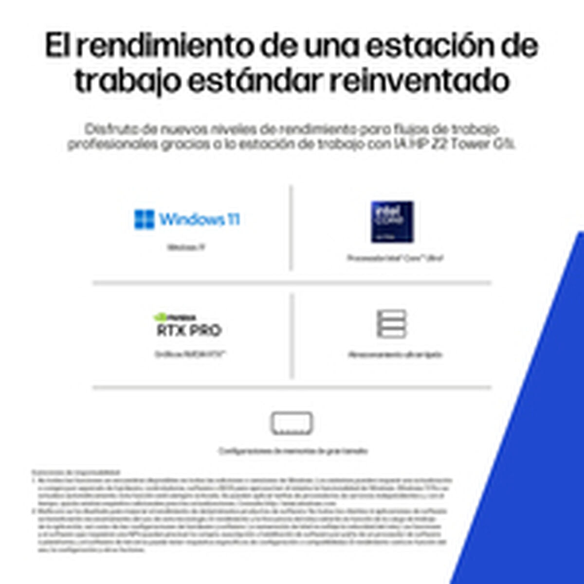 Desktop PC HP D4CU6ET#ABE 48 GB Ultra 7-265