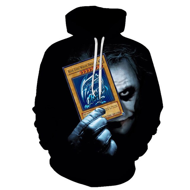 Joker 3D Hoodies Men Women Sweatshirts Badass Funny Printed Pullover Autumn Winter Brand Tracksuits Boy Hoodies